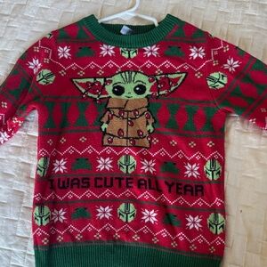 Star Wars Red and Green Kids Sweater